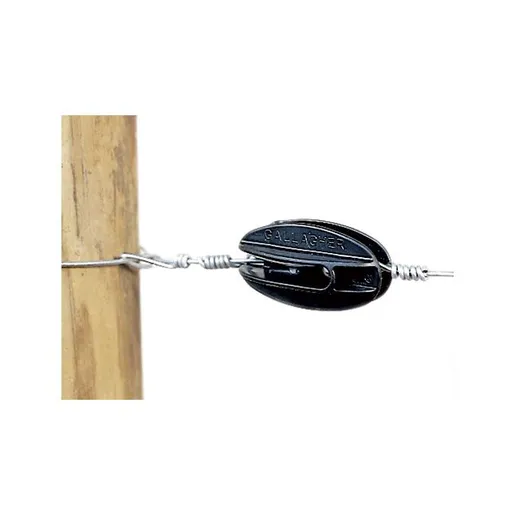 GALLAGHER STRAIN INSULATOR BLACK - 5 PACK