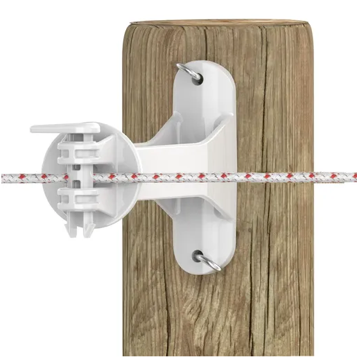 GALLAGHER HD WOOD POST PINLOCK 5" OFFSET INSULATOR - 20 PACK