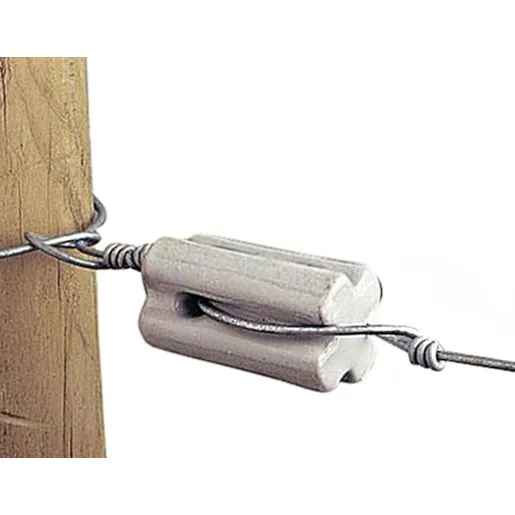 GALLAGHER PORCELAIN HIGH STRAIN INSULATOR - 10 PACK