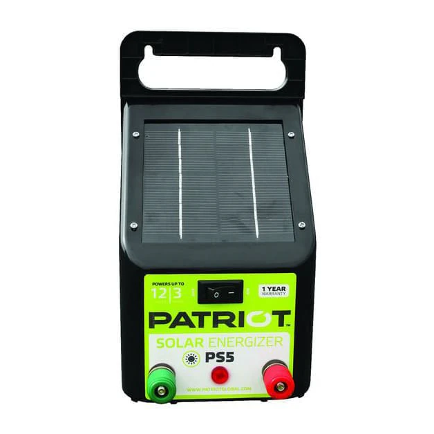 PATRIOT PS5 SOLAR FENCE CHARGER