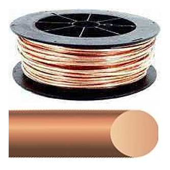 8 GA COPPER GROUND WIRE - PER FOOT