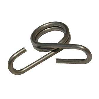 PARMAK 3/8" STAINLESS STEEL CLIP FOR FIBERGLASS POST - 20 COUNT
