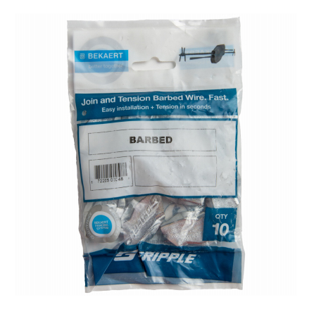 BEKAERT BARBED WIRE GRIPPLE - 10 COUNT