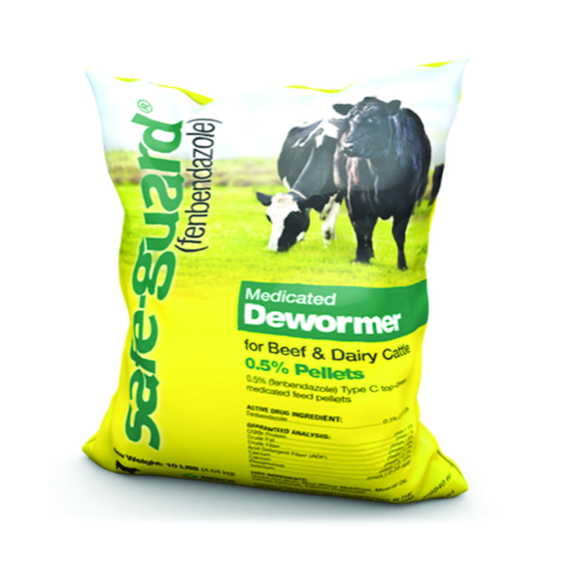 SAFEGUARD CATTLE WORM 25# PELLET