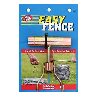 EASY FENCE BARB WIRE UNROLLER