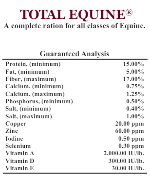 TOTAL EQUINE  40#