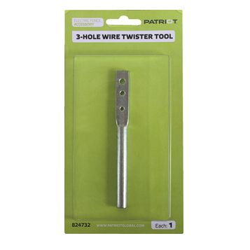 PATRIOT 3-HOLE WIRE TWISTER TOOL