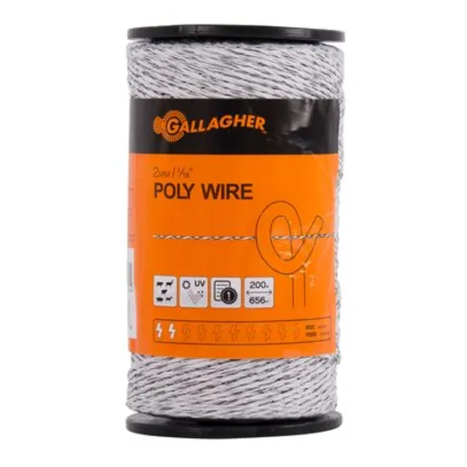 GALLAGHER 1/16" POLY WIRE - 1320'