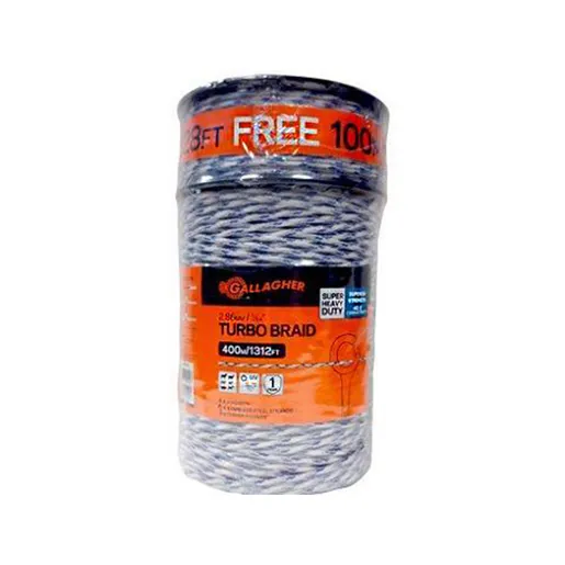 GALLAGHER 7/64" TURBO BRAID - 1312' + BONUS 328'