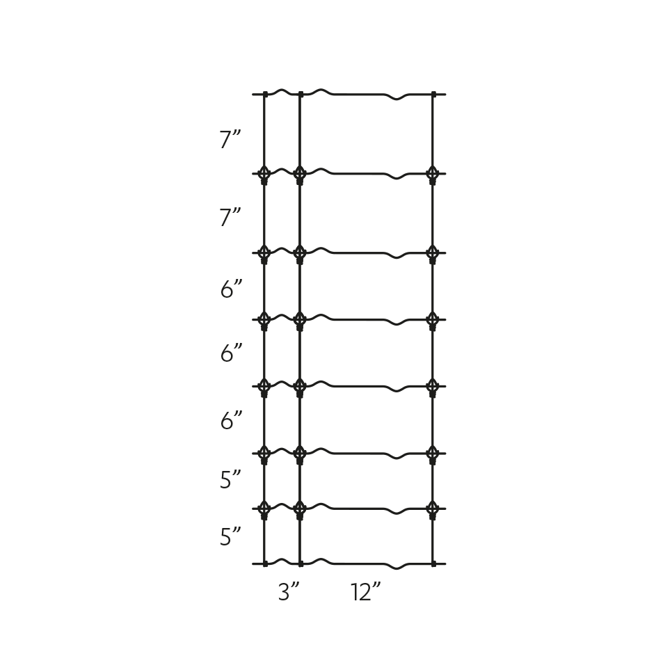 STAYTUFF 42\" FIXED KNOT WIRE - 330\'