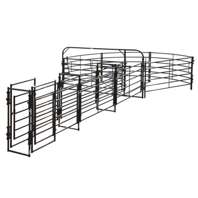 PRIEFERT 135 DEGREE PREMIER OPEN SWEEP WITH 24' ALLEY WITH PALPATION PANELS