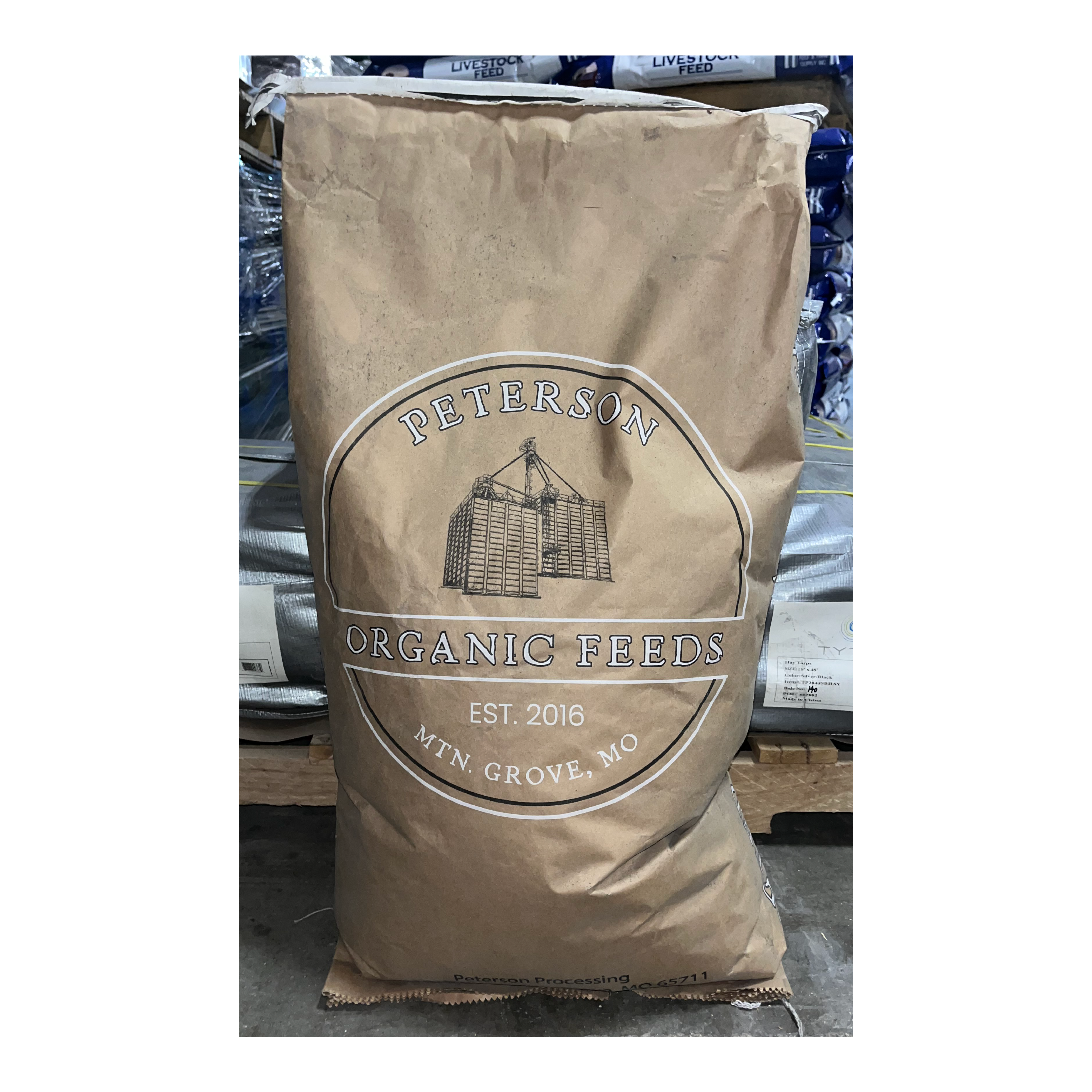 PETERSON ORGANIC 16% NO SOY/NO CORN LAYER FEED