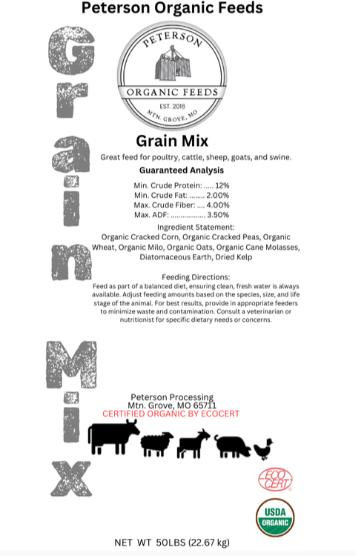 PETERSON ORGANIC SCRATCH GRAIN MIX