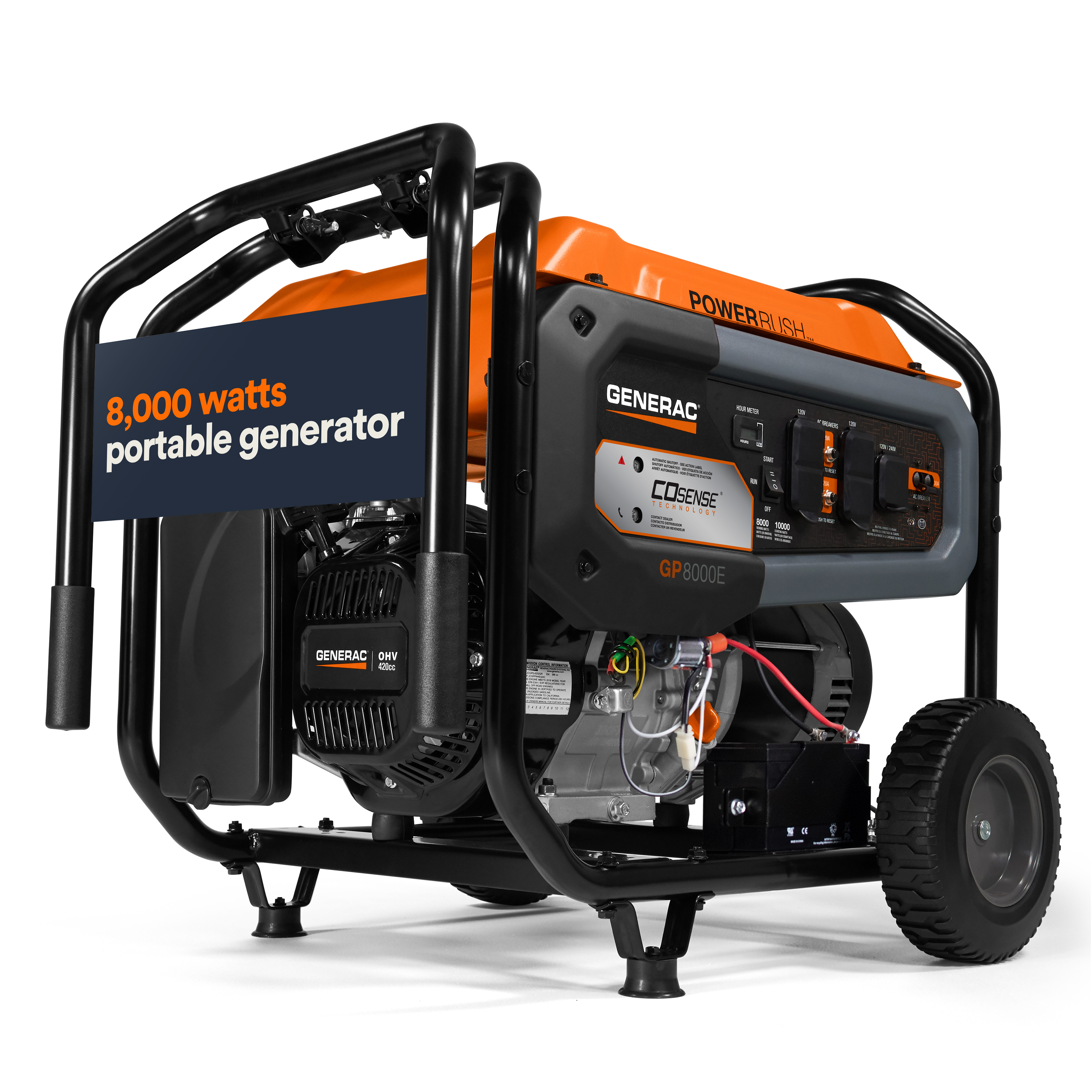 GENERAC 8000 WATT PORTABLE GENERATOR