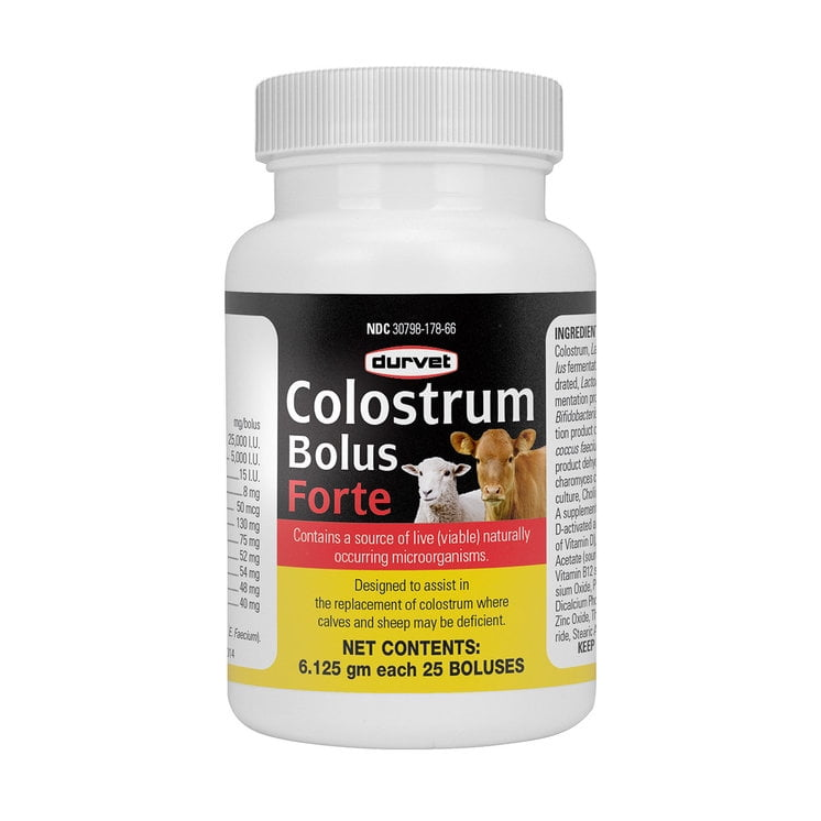 DURVET COLOSTRUM BOLUS FORTE - 25 COUNT