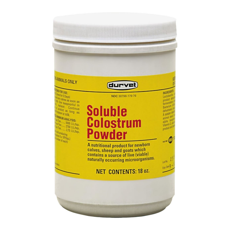 DURVET SOLUBLE COLOSTRUM POWDER - 18 OZ