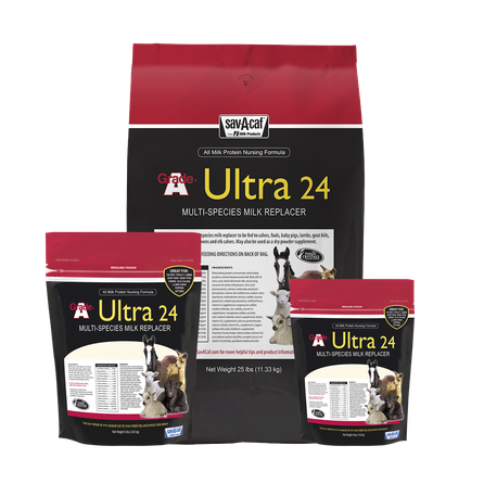ULTRA 24 MILK REPLACER - 8 LBS