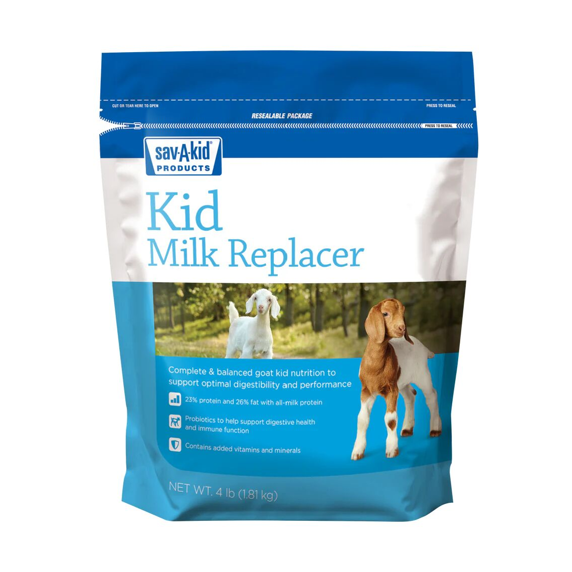 SAV-A-KID GOAT MILK REPLACER - 4LBS