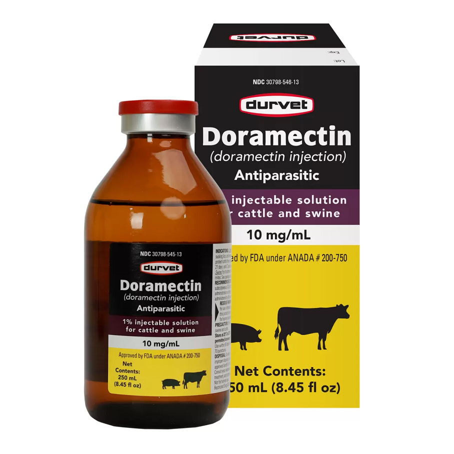 DURVET DORAMECTIN INJECTABLE - 250 ML