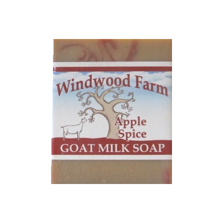 APPLE SPICE GOAT MILK SOAP - 4 OZ BAR