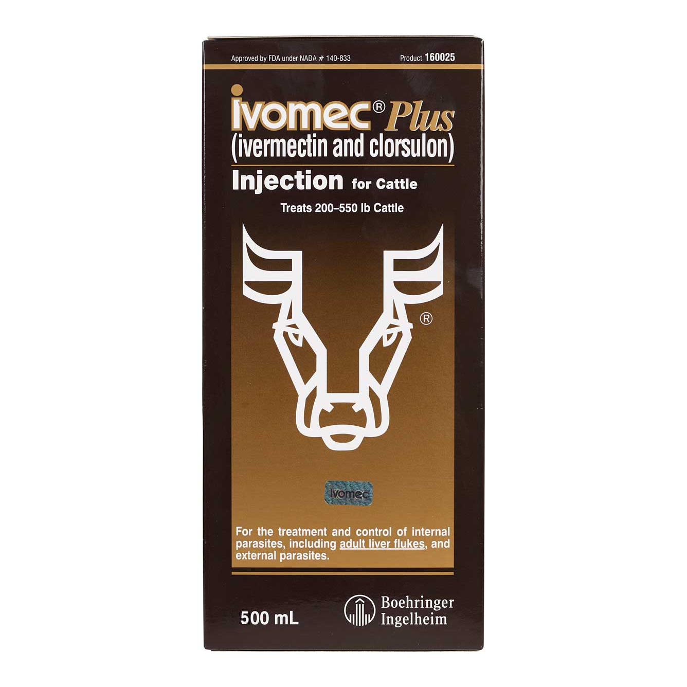 IVOMEC PLUS INJECTABLE - 500 ML