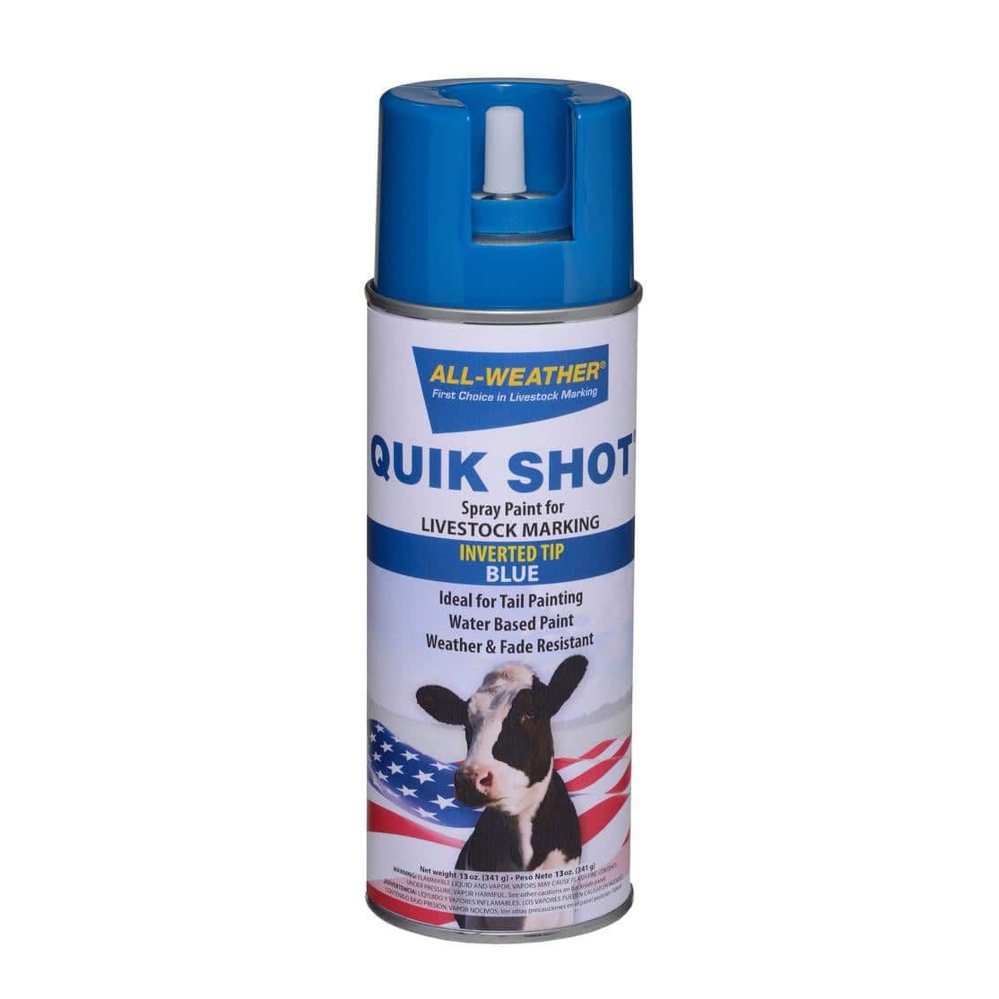 QUIK SHOT LIVESTOCK MARKING SPRAY PAINT - BLUE