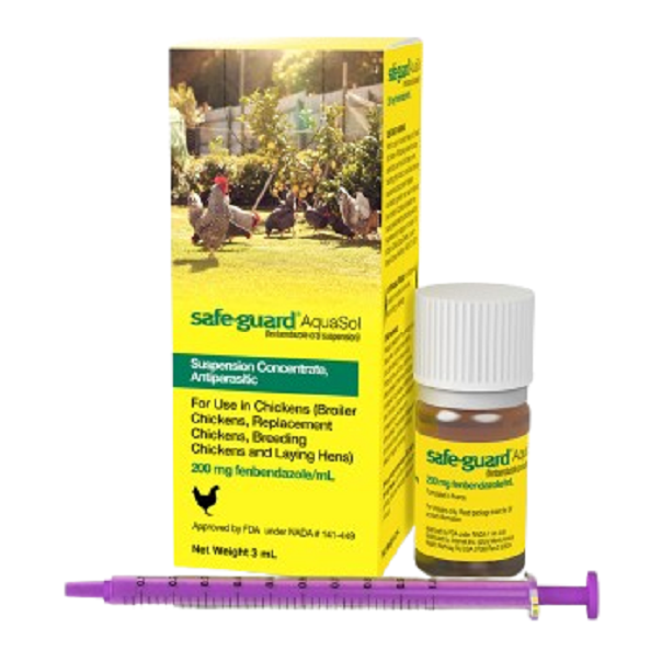 SAFEGUARD AQUASOL POULTRY WORMER - 3 ML