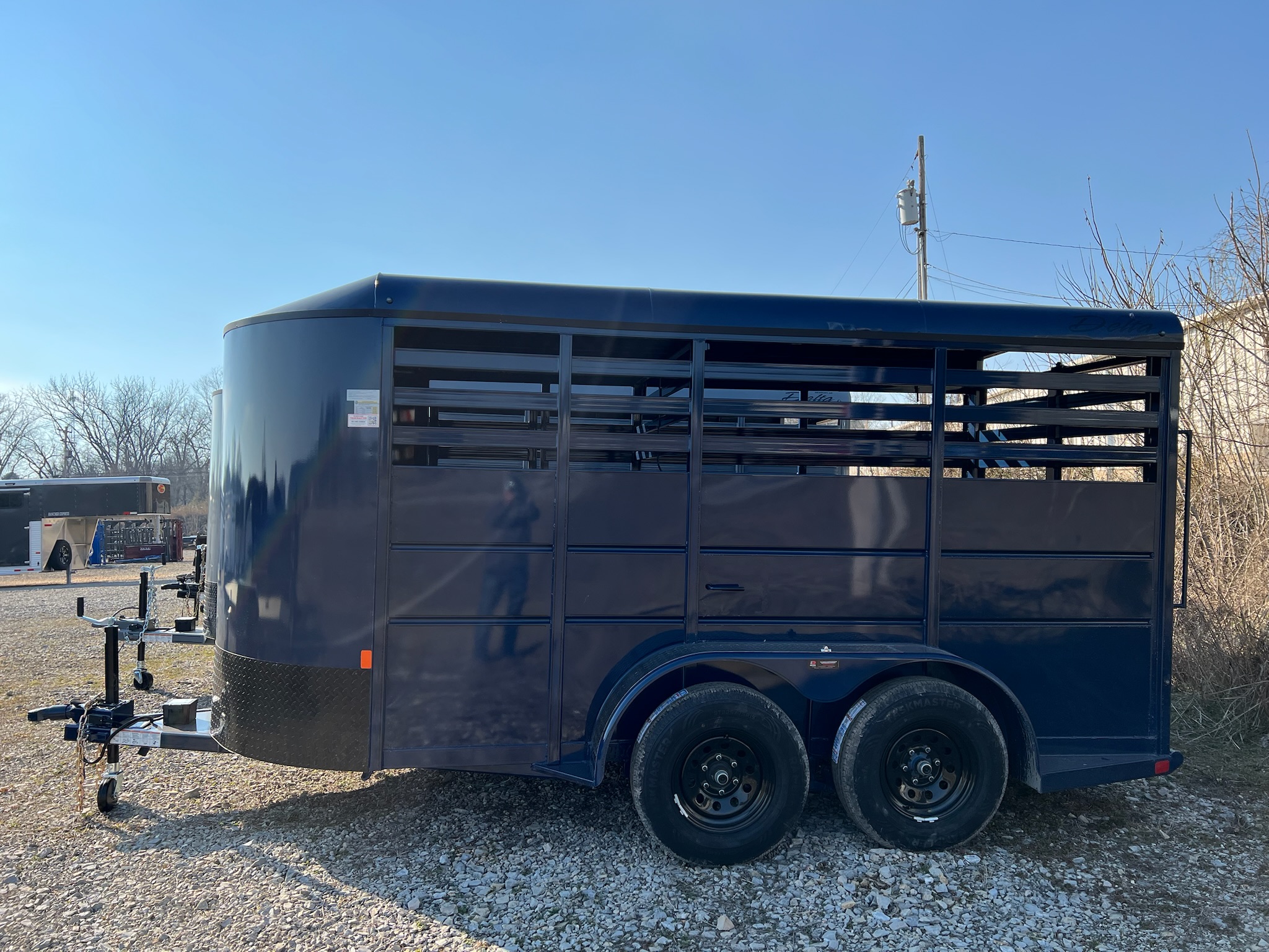 DELTA 14' BUMPER STOCK TRAILER