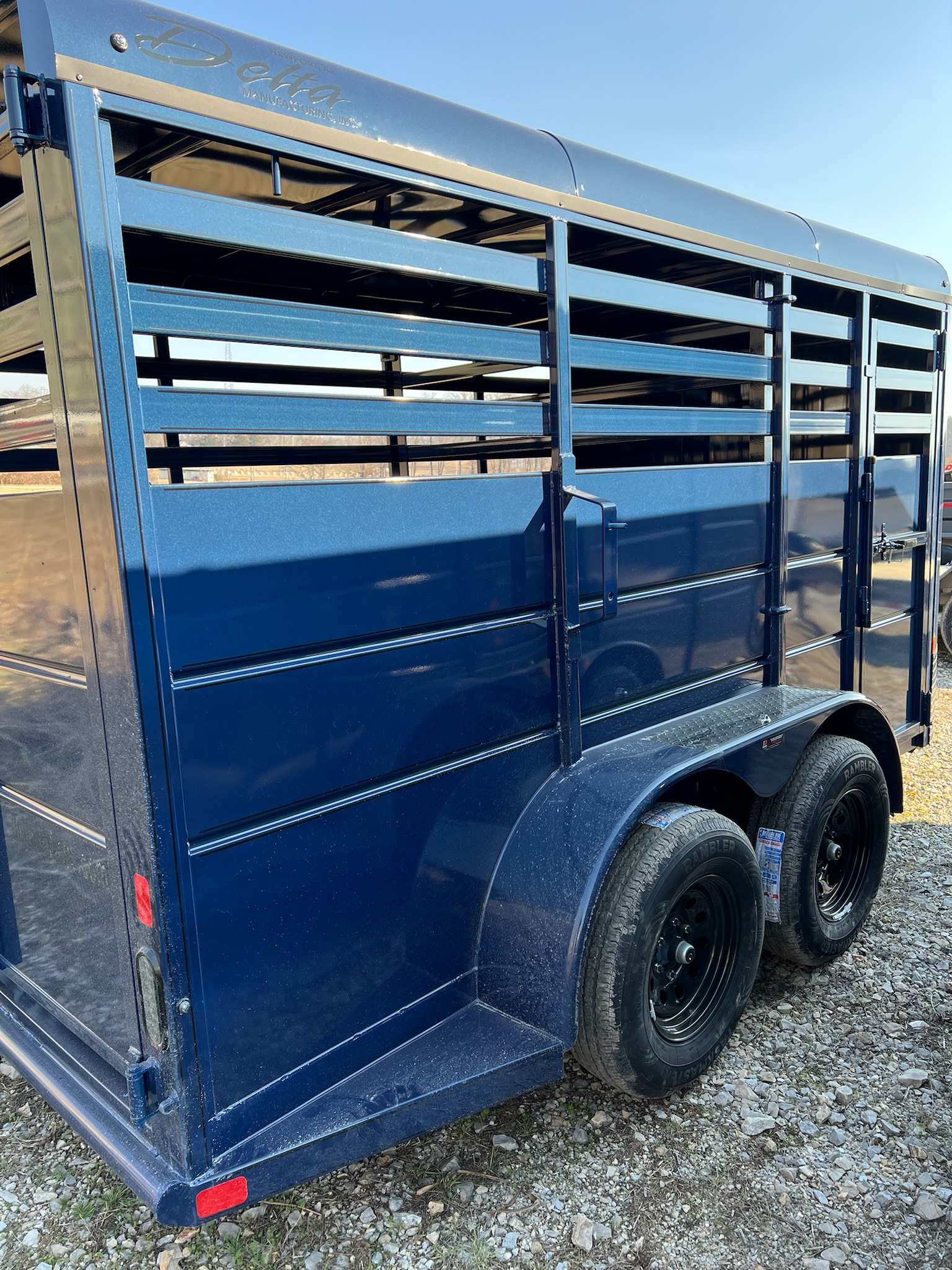 DELTA 14\' BUMPER STOCK TRAILER