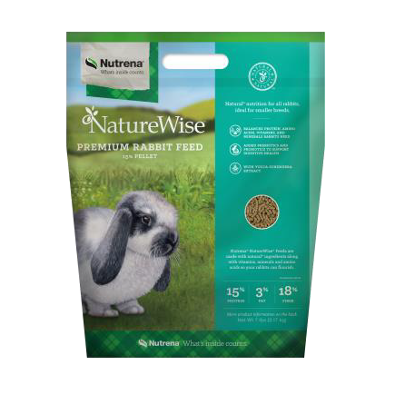 NATUREWISE 15% RABBIT FEED - 7#