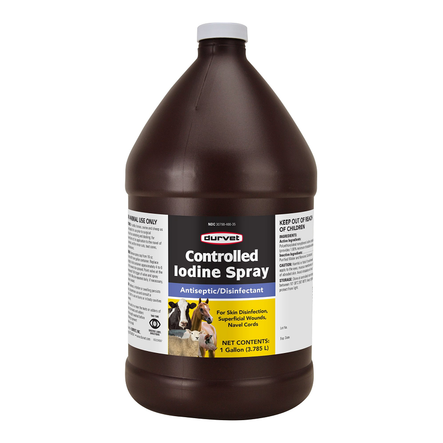DURVET CONTROLLED IODINE SPRAY 1GAL