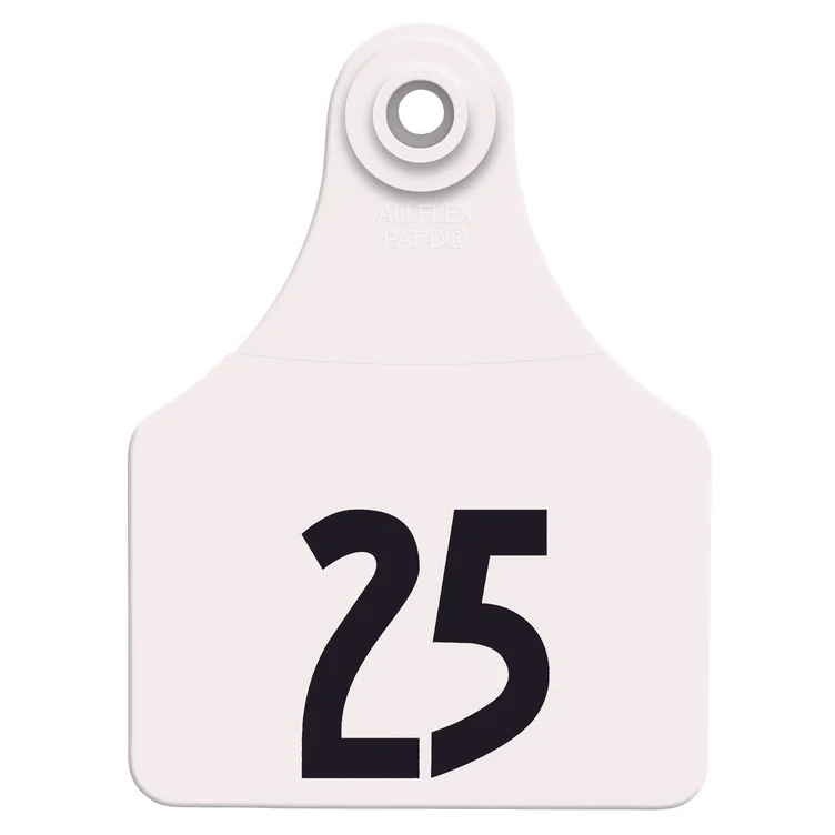 ALLFLEX LARGE WHITE EAR TAGS #26-50