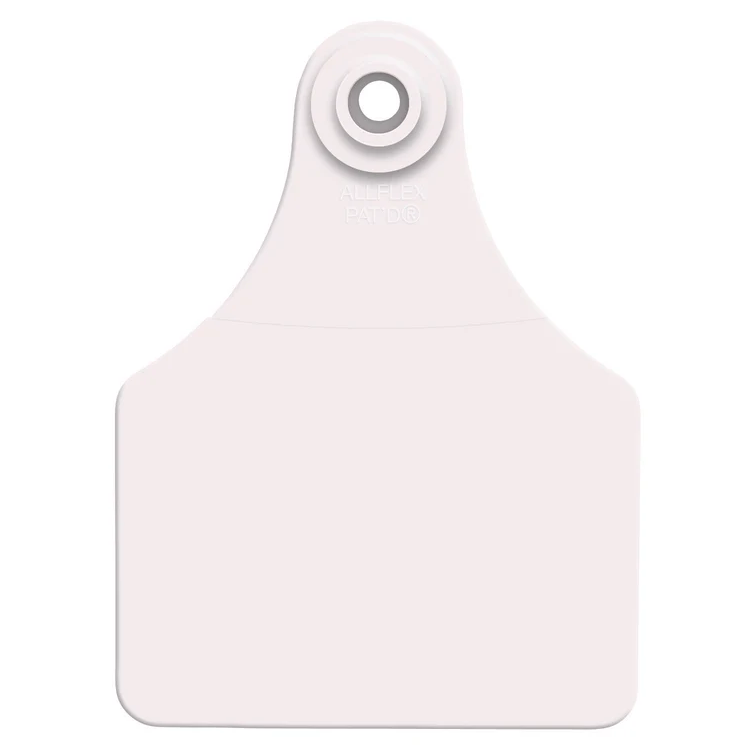 ALLFLEX LARGE BLANK EAR TAGS - WHITE 25PK
