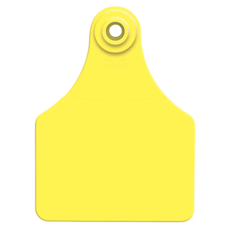 ALLFLEX LARGE BLANK EAR TAGS - YELLOW 25PK