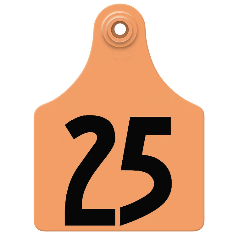 ALLFLEX MAXI ORANGE EAR TAGS #26-50