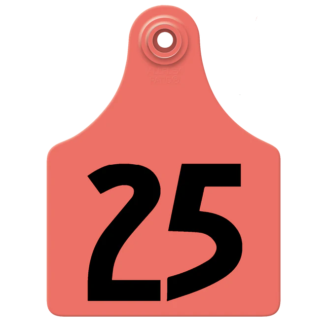 ALLFLEX MAXI RED EAR TAGS #51-75