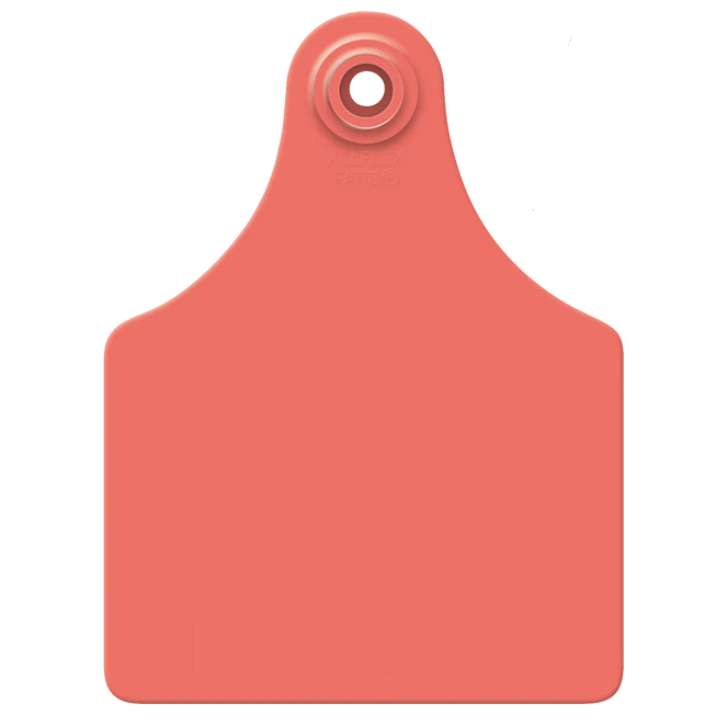 ALLFLEX MAXI BLANK EAR TAGS - RED 25PK