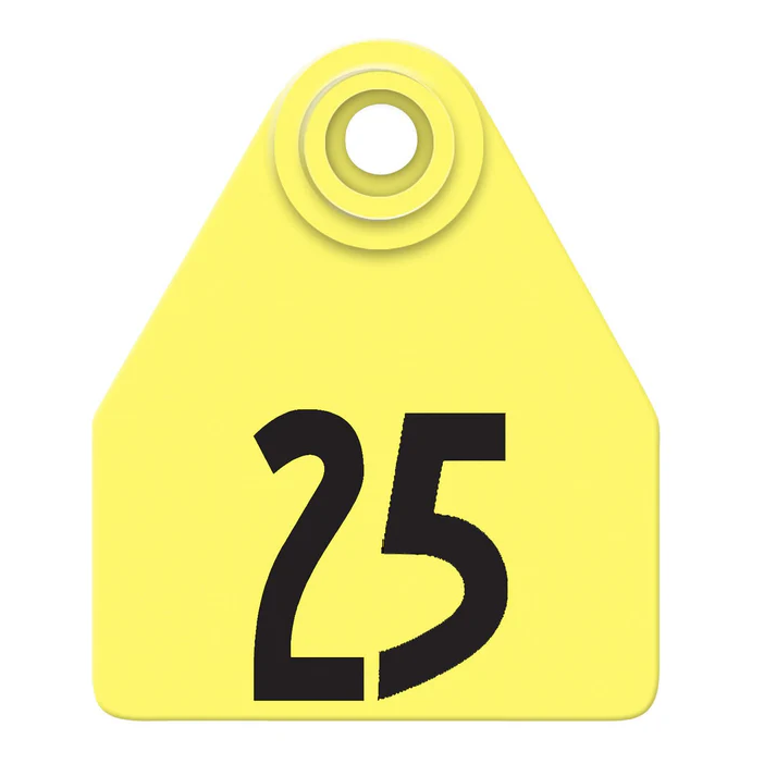 ALLFLEX MEDIUM YELLOW EAR TAGS #76-100