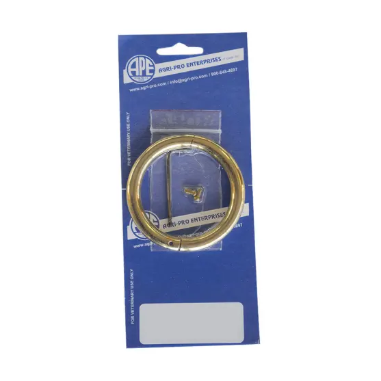 BRASS BULL RING 2.5" X 5/16"