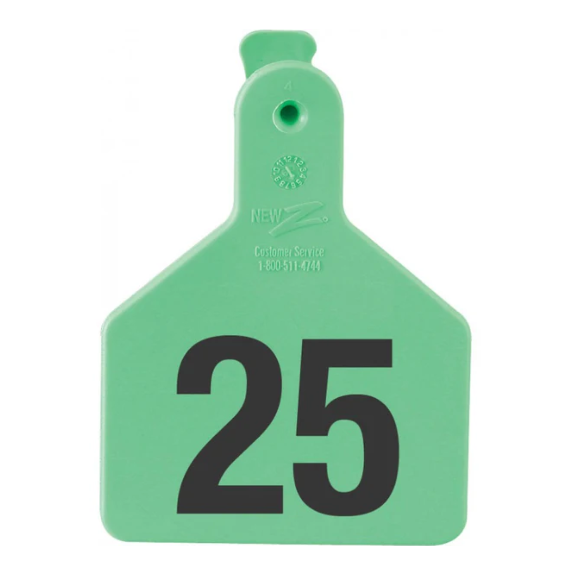 Z-TAG CALF GREEN EAR TAGS #51-75
