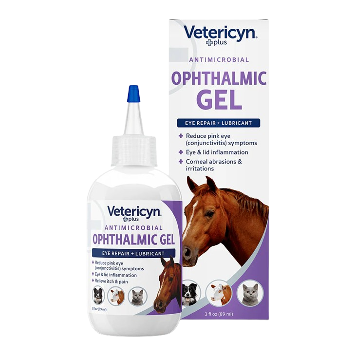 VETERICYN PLUS ANTIMICROBIAL ALL ANIMAL OPHTHALMIC GEL 3OZ
