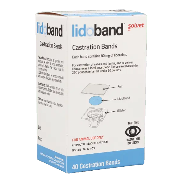 LIDOBAND CASTRATION BANDS 40PK