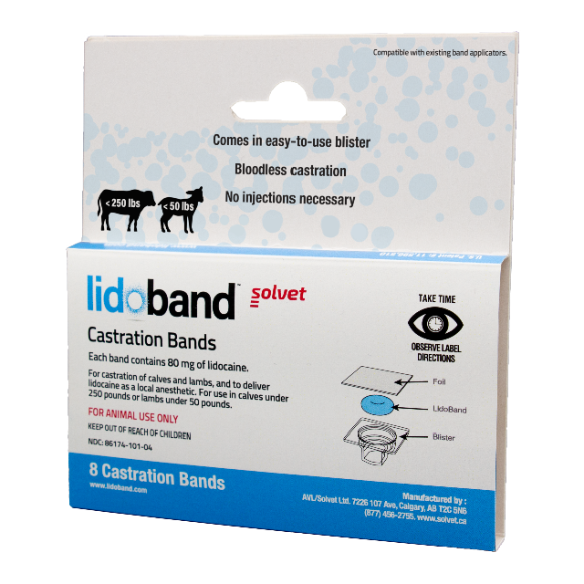 OLVET LIDOBAND CASTRATION BANDS 8PK