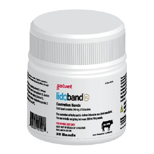 LIDOBAND XL CASTRATION BANDS 25PK