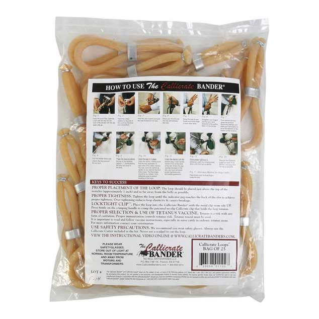 CASTRATING BANDS CALLICRATE 25PK