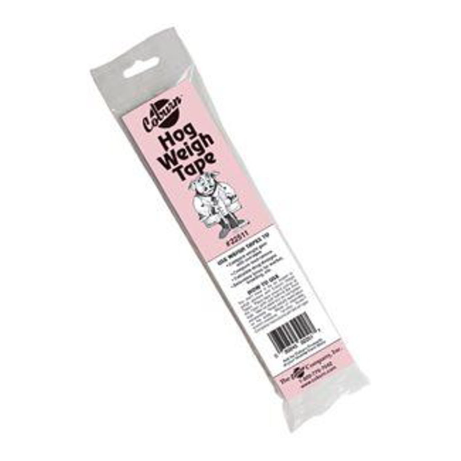 COBURN HOG WEIGHT TAPE
