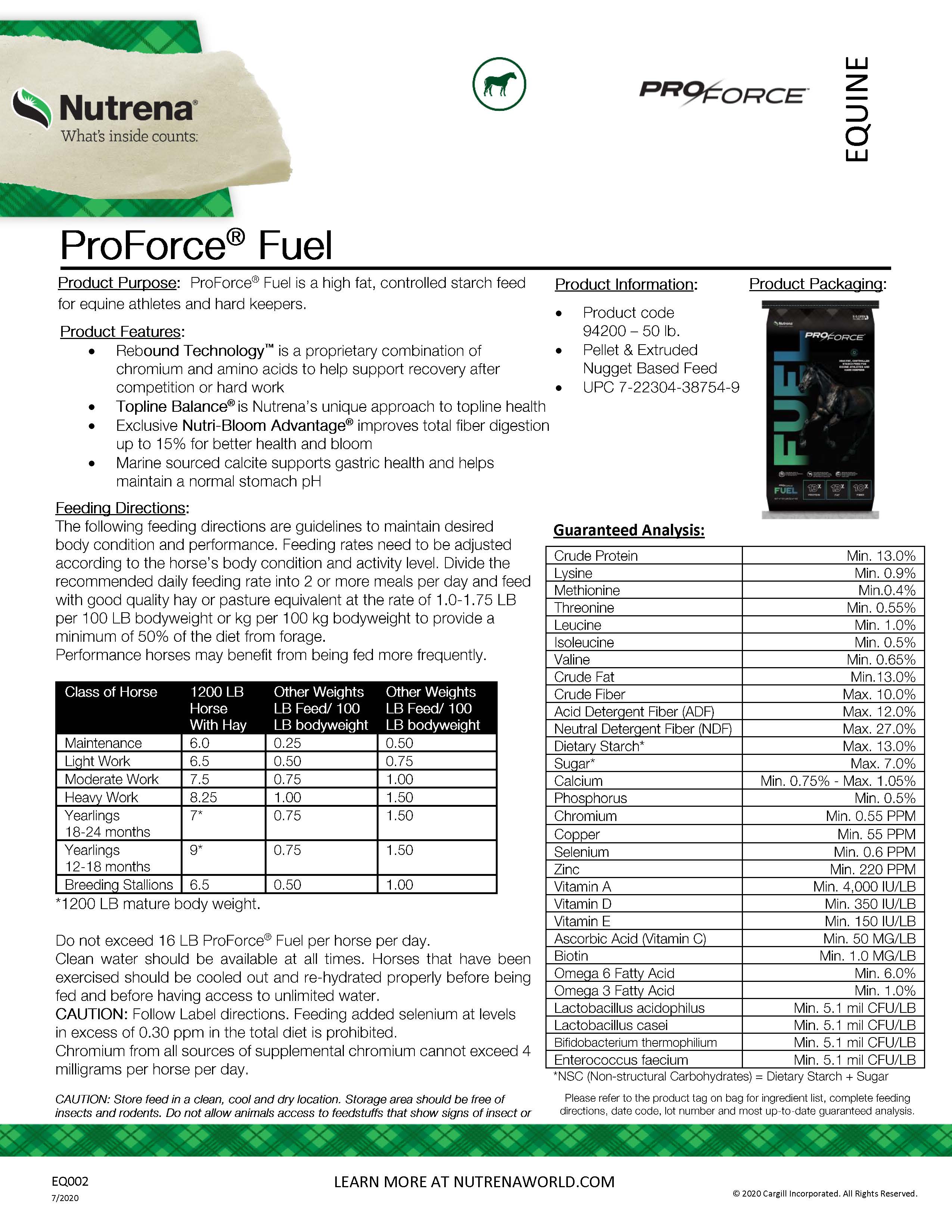 PRO FORCE FUEL