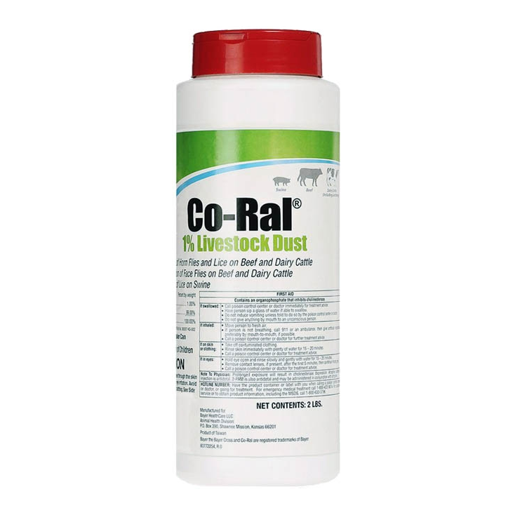 CO-RAL 1% LIVESTOCK DUST 2LB