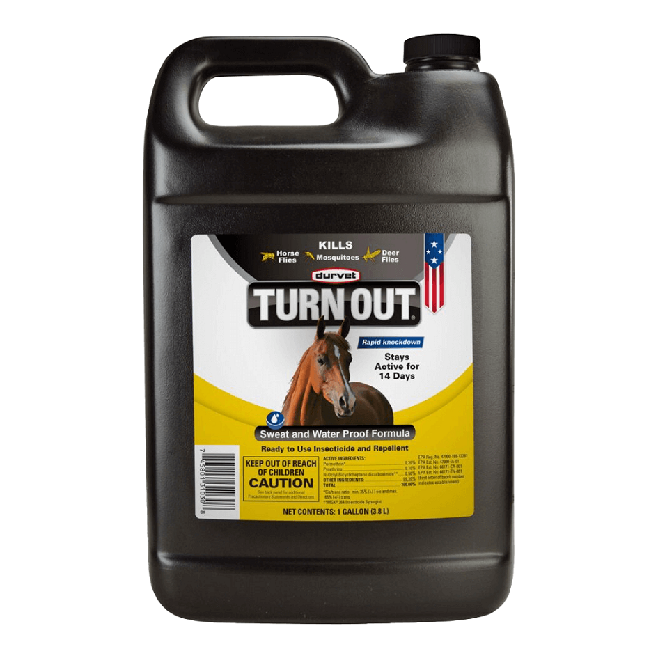 DURVET TURN OUT FLY SPRAY 1 GALLON
