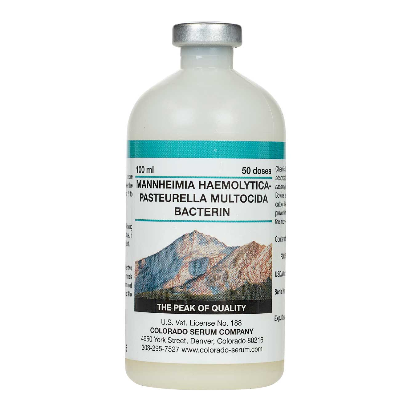 MANNHEIMIA HAEMOLYTICA-PASEURELLA MULTOCIDA BACTERIN - 50 DOSE